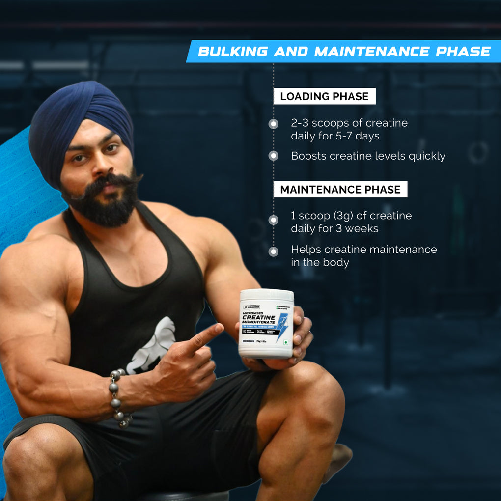 4. Wellcore - Micronised Creatine Monohydrate (250g, 83 Servings)