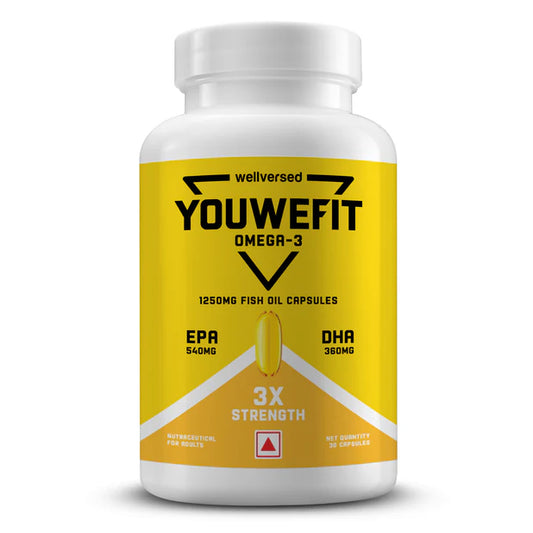9. YouWeFit Omega-3 Fish Oil (30 Capsules), 1250mg